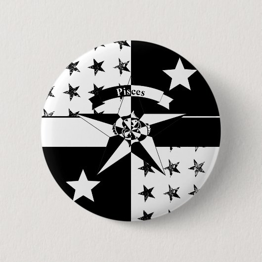 Badge Rond 5 Cm Poissons (Devant)