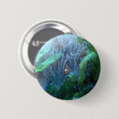 Badge Rond 5 Cm Poissons de clown (Devant & derrière)