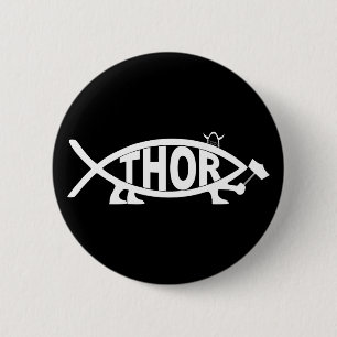 Badge Rond 5 Cm Poissons de THOR