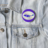 Badge Rond 5 Cm Poissons d'information (En situation)