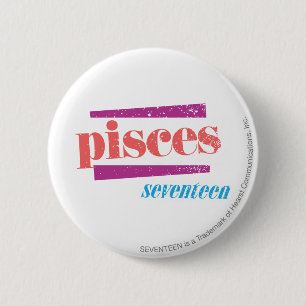 Badge Rond 5 Cm Poissons LtPink