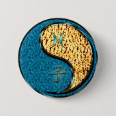 Badge Rond 5 Cm Poissons & Rat de feu (Devant)