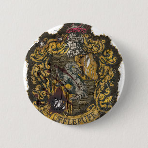 Badge Rond 5 Cm Poitrine de Hufflepuff - Détruite
