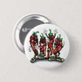 Badge Rond 5 Cm Poivrons (Devant & derrière)