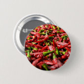 Badge Rond 5 Cm Poivrons de piment (Devant & derrière)