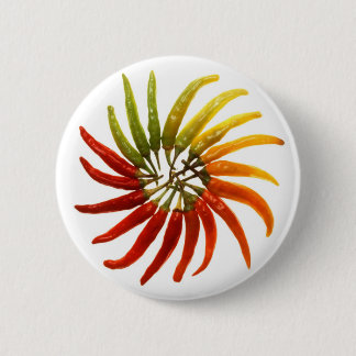 Badge Rond 5 Cm Poivrons de piment fort