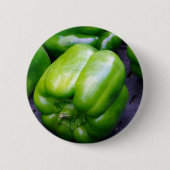 Badge Rond 5 Cm Poivrons verts (Devant)
