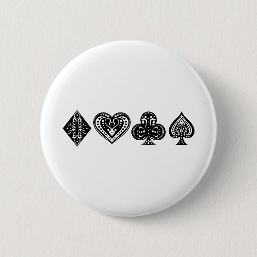 Badge Rond 5 Cm Poker (Devant)