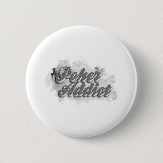 Badge Rond 5 Cm Poker addict