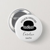 Badge Rond 5 Cm Police de femmes | Personnalisé (Devant & derrière)