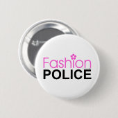 Badge Rond 5 Cm Police de mode (Devant & derrière)