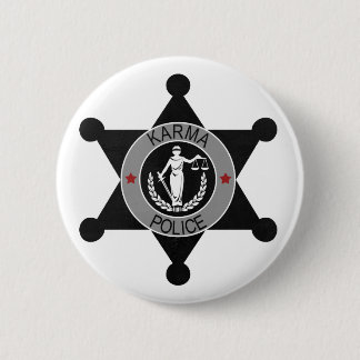 Badge Rond 5 Cm Police Radiohead de karma