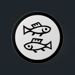 Badge Rond 5 Cm Police Zodiac : PISCES   vos couleurs et idées<br><div class="desc">Idées amusantes et jolies par EDDA Froehlich / EDDArt | Il est facilement customisé pour votre occasion en ajoutant vos propres symboles, arrière - plans, détails du texte, style de police, taille et couleur de police. | Pour d'autres idées, designs et produits n'hésitez pas à me contacter : contact@eddart.de ou...</div>