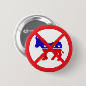 Badge Rond 5 Cm Politique populaire anti-démocrate (Devant & derrière)