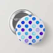 Badge Rond 5 Cm Polka dot (Devant & derrière)
