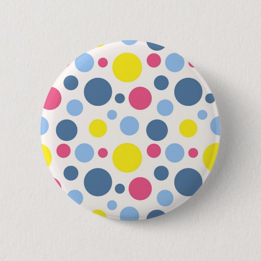 Badge Rond 5 Cm Polka dot (Devant)