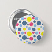 Badge Rond 5 Cm Polka dot (Devant & derrière)