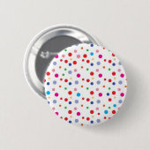 Badge Rond 5 Cm Polka dot (Devant & derrière)