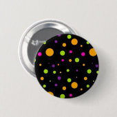Badge Rond 5 Cm Polka dot (Devant & derrière)
