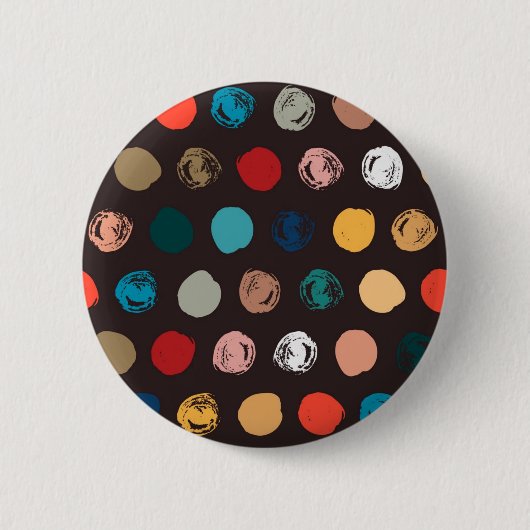 Badge Rond 5 Cm Polka dot (Devant)