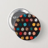 Badge Rond 5 Cm Polka dot (Devant & derrière)