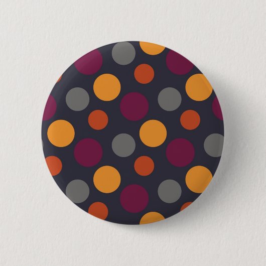 Badge Rond 5 Cm Polka dot (Devant)
