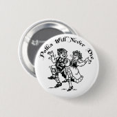 Badge Rond 5 Cm Polka drôle (Devant & derrière)