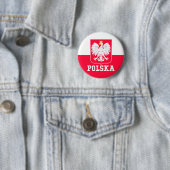 Badge Rond 5 Cm Pologne (En situation)