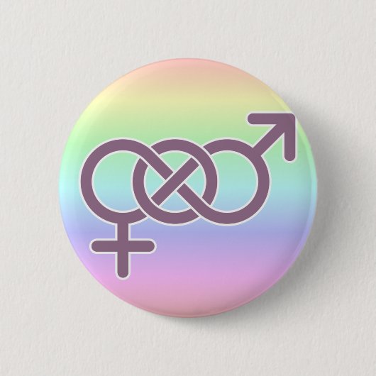 Badge Rond 5 Cm Poly étrange (Devant)