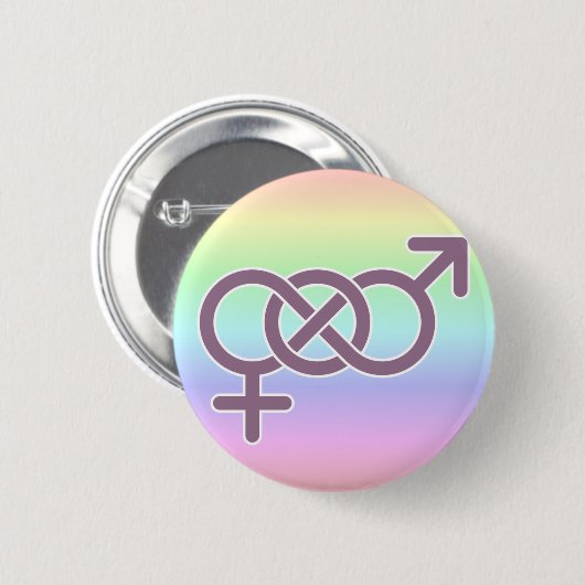 Badge Rond 5 Cm Poly étrange (Devant & derrière)