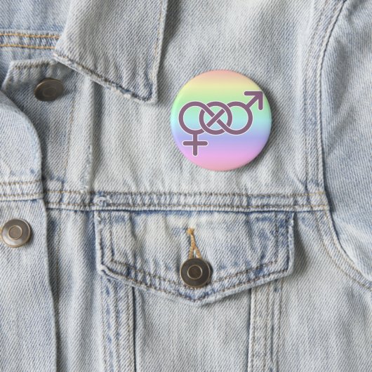 Badge Rond 5 Cm Poly étrange (En situation)