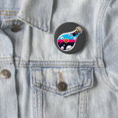 Badge Rond 5 Cm Polyamory Pride Potion Button (En situation)