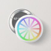 Badge Rond 5 Cm polygon evolution wheel geometry (Devant & derrière)