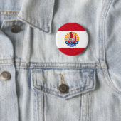 Badge Rond 5 Cm Polynésie française (En situation)