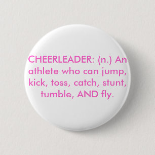 BADGE ROND 5 CM POM-POM GIRL