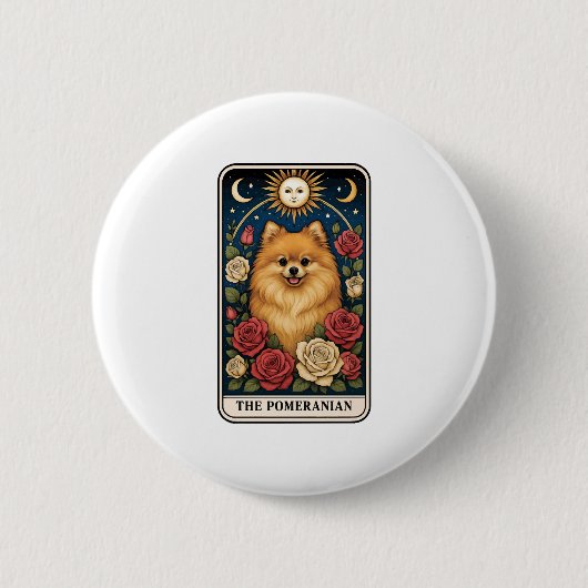 Badge Rond 5 Cm Poméranie (Devant)