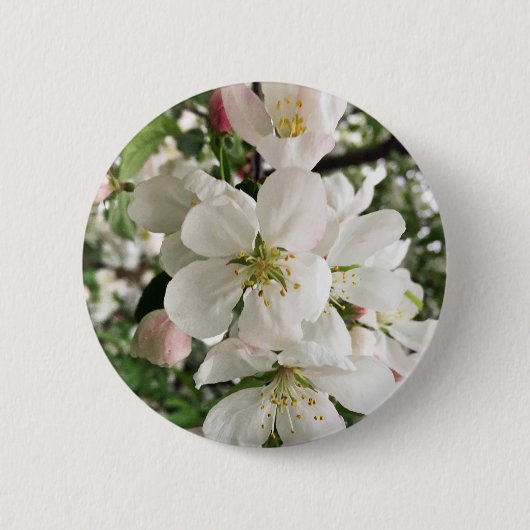 Badge Rond 5 Cm Pomme de feu (Devant)