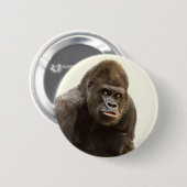 Badge Rond 5 Cm Pomme de Gorille (Devant & derrière)