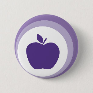Badge Rond 5 Cm pomme pourpre
