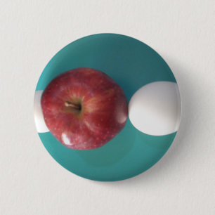 Badge Rond 5 Cm Pomme rouge à deux oeufs pour une tarte.JPG