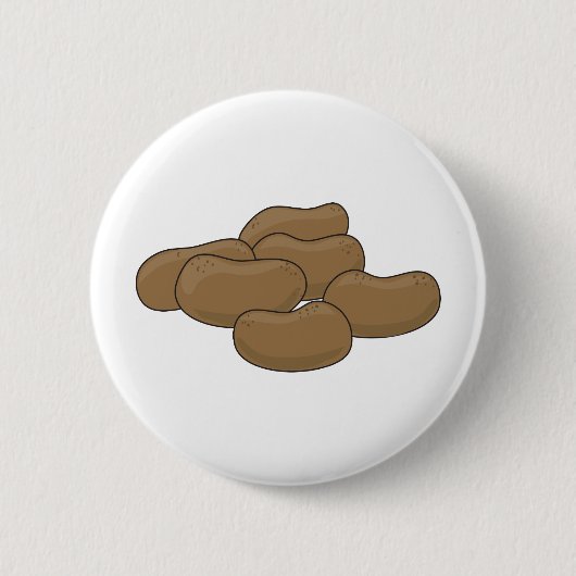 Badge Rond 5 Cm Pommes de terre (Devant)