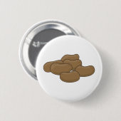 Badge Rond 5 Cm Pommes de terre (Devant & derrière)