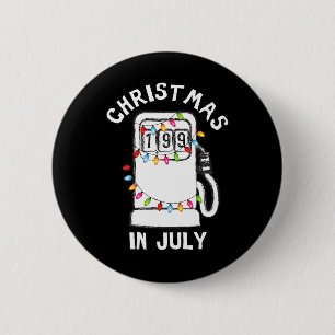 Badge Rond 5 Cm Pompe à essence drôle et sarcastique pour Noël en