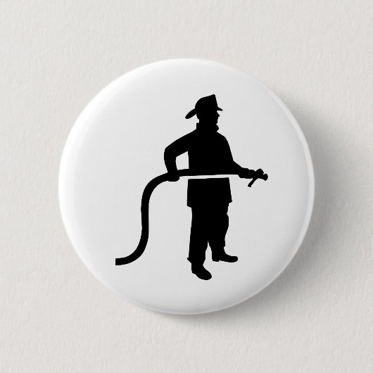Badge Rond 5 Cm Pompier de sapeur-pompier (Devant)