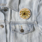 Badge Rond 5 Cm Pompier Loyal (En situation)