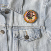 Badge Rond 5 Cm Pompier prêt (En situation)