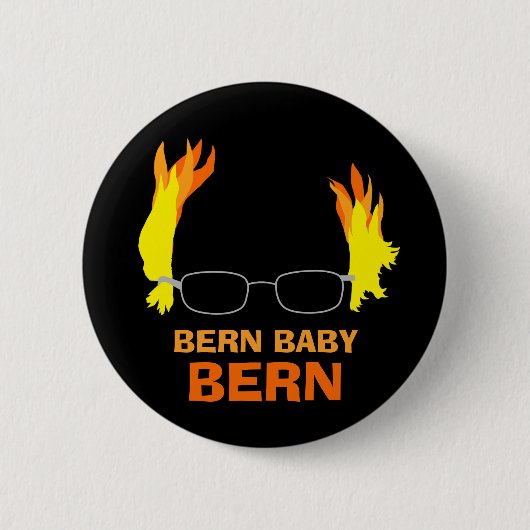 Badge Rond 5 Cm Ponceuses ardentes drôles de Berne Bernie de bébé (Devant)