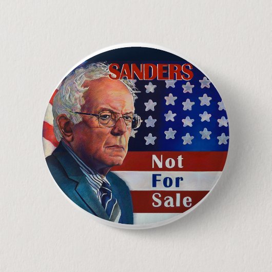 Badge Rond 5 Cm Ponceuses de Bernie pour le président (Devant)