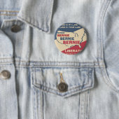 Badge Rond 5 Cm Ponceuses de Bernie pour le président (En situation)