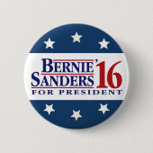 Badge Rond 5 Cm Ponceuses de Bernie pour le président (Devant)